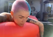 Ruby Rose Gets a Cotton Candy Buzz Cut!
