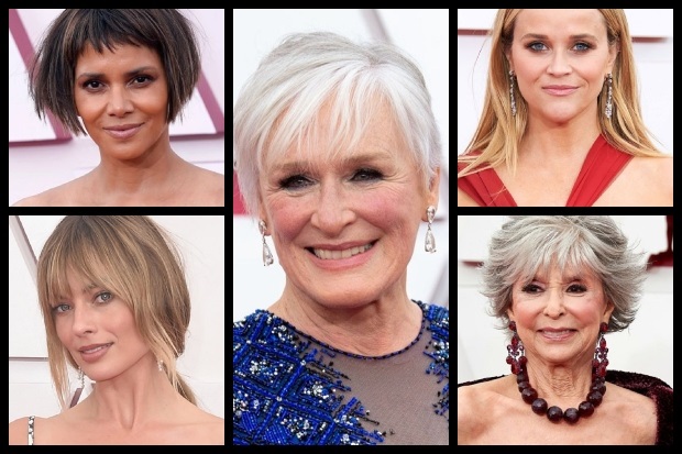 93rd Annual Academy Awards Hairstyles Feature Collage