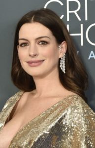 Anne Hathaway's Long Curled Hairstyle - 20210112