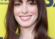 Anne Hathaway – Long Curled Hairstyle/Bangs – 2022 SXSW Conference and Festivals