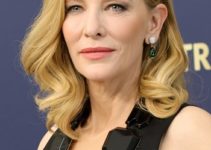 Cate Blanchett – Shoulder Length Curled Hairstyle – 28th Annual Screen Actors Guild Awards