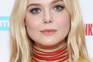 Elle Fanning – Long Beach Waves Hairstyle – “I Think We’re Alone Now” New York Special Screening