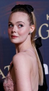 Elle Fanning's Cinched Bow Ponytail - 20211114