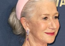 Helen Mirren – Low Bun Updo with Headband (2022) – 28th Annual Screen Actors Guild Awards