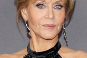 Jane Fonda – Wispy Updo – LACMA Art + Film Gala