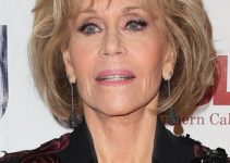 Jane Fonda – Medium Length Layered Hairstyle/Bangs – ACLU SoCal’s Annual Bill of Rights Dinner