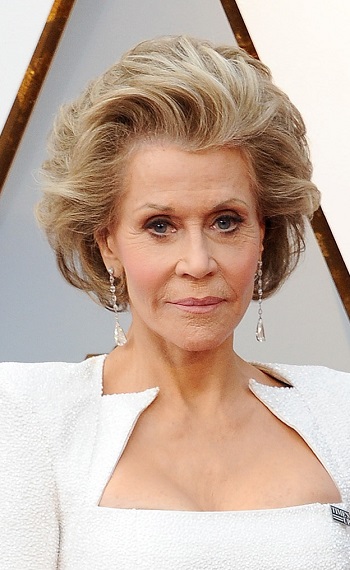 Jane Fonda's Medium Length Layered Hairstyle - 20180304