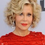 Jane Fonda's Medium Length Curly Hairstyle - 20190127