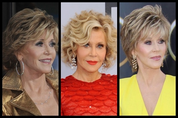 Jane Fonda Hairstyles & Haircuts ***** 35 Iconic Styles - Now & Then ~  Sophisticated Allure