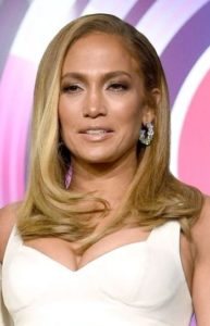 Jennifer Lopez's Long Curled Hairstyle - 20200130