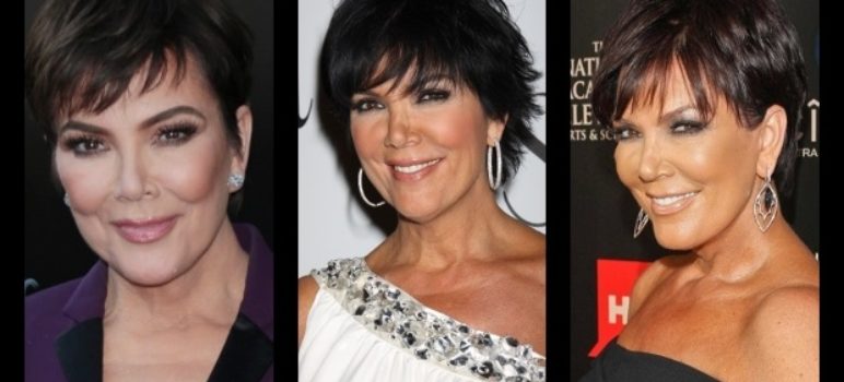 Kris Jenner Hairstyles & Haircuts ***** 16 Fierce Red Carpet Classics – Now & Then