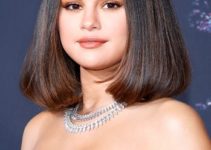 Selena Gomez – Shoulder Length Straight Hairstyle – 2019 American Music Awards