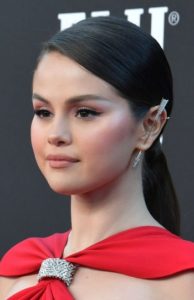 Selena Gomez's Sleek Low Ponytail - 20220313