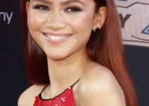 Zendaya – Long Straight Hairstyle – “Spider-Man Far From Home” World Premiere