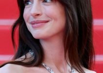 Anne Hathaway – Long Straight Hairstyle – 75th Annual Cannes Film Festival