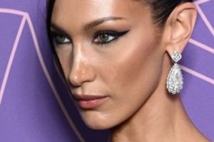 Bella Hadid – Intricate Updo – 75th Annual Cannes Film Festival Anniversary Dinner