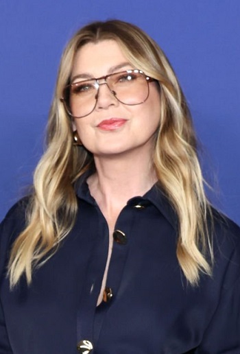 Ellen Pompeo's Long Curled Hairstyle - 20220517