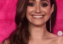 Emmy Rossum’s Long Curled Hairstyle – “Angelyne” Premiere Event