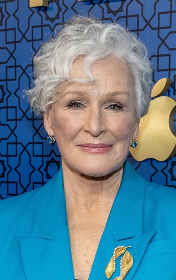 Glenn Close's Short Layered Curly Hairstyle - 20220504