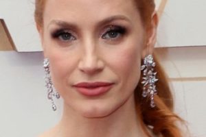 Jessica Chastain’s High Ponytail (2022) – 94th Annual Academy Awards
