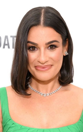Lea Michele's Shoulder Length Straight Hairstyle - 20220327