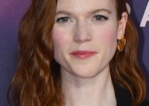 Rose Leslie’s Shoulder Length Beach Waves Hairstyle – HBO’S “The Time Traveler’s Wife” Premiere