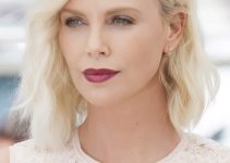 Charlize Theron’s Medium Length Curled Hairstyle – 69th Annual Cannes Film Festival