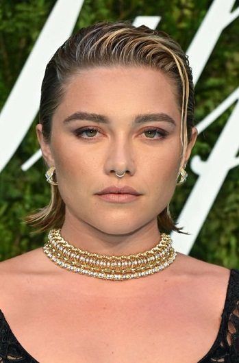 Florence Pugh's Short Slicked Back Hairstyle - 20220609