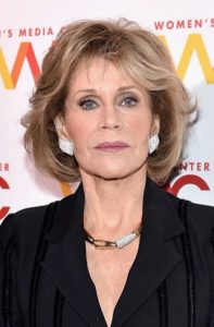 Jane Fonda's Medium Length Curled Hairstyle - 20171026
