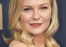 Kirsten Dunst’s Medium Length Curled Hairstyle – 28th Annual Screen Actors Guild Awards