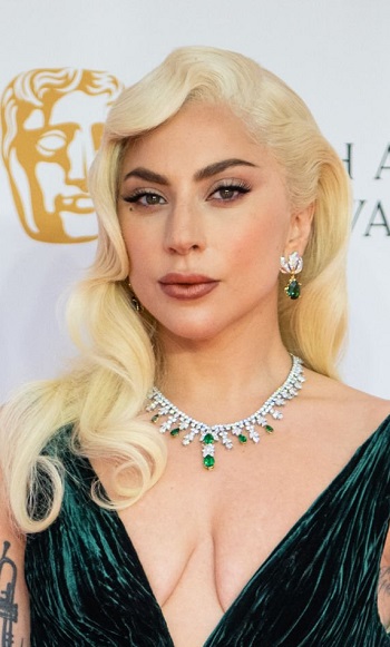 Lady Gaga's Vintage Long Curled Hairstyle - 20220313