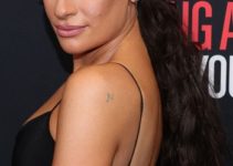 Lea Michele’s Low Curly Ponytail – 2022 “Spring Awakening: Those You’ve Known” Premiere
