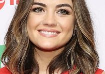Lucy Hale – Medium Length Curled Hairstyle – ABC’s “25 Days of Christmas”