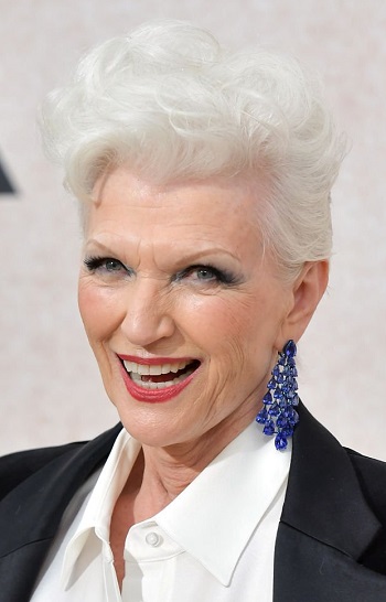 Maye Musk's Short Curled Hairstyle - 20220526