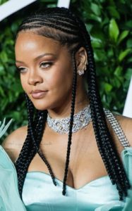 Rihanna's Long Braided Hairstyle - [Hairstylist: Yusef] - 20191202