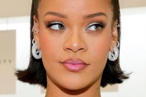 Rihanna – Sleek High Ponytail – 2022 Fenty Beauty Launch