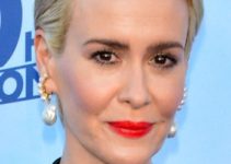 Sarah Paulson – Short Slicked Back Haircut – “Impeachment: American Crime Story” 2022 FYC Event