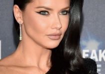 Adriana Lima – Glossy Glamour Wave Hairstyle – 2020 Breakthrough Prize Red Carpet