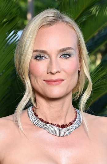 Diane Kruger's Low Loose Ponytail - [Hairstylist: Danielle Priano] - 20220702