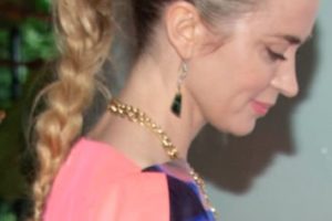 Emily Blunt’s Long Twist Braids Hairstyle – 2022 Freeing Voices Changing Lives Gala