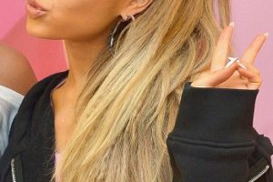 Ariana Grande Lightens Up with New Ombre Pony