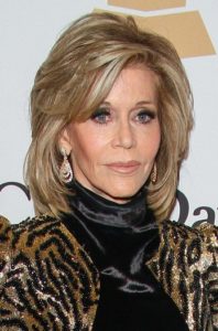 Jane Fonda's Shoulder Length Layered Hairstyle - [Hairstylist: Jonathan Hanousek] - 20160214