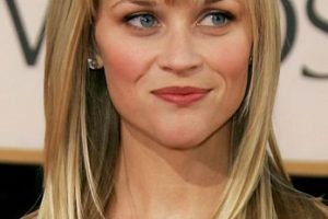 Reese Witherspoon’s Long Choppy Cut with “Best Bangs of All Time!”