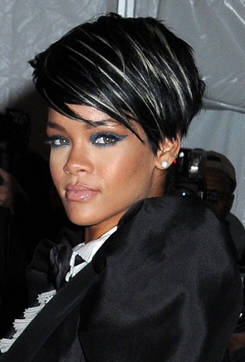 Rihanna's Short A-Line Cut - [Hairstylist: Ursula Stephen] - 20090504