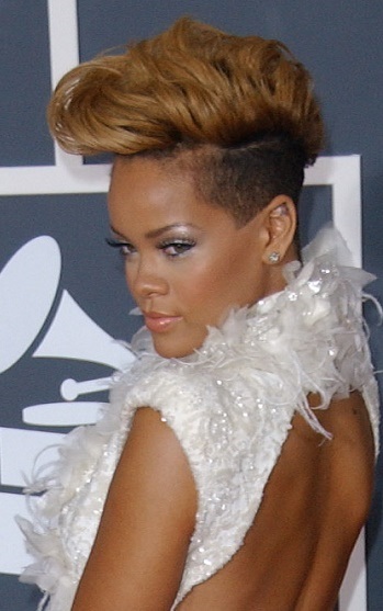 Rihanna's Sophisticated Mohawk - [Hairstylist: Ursula Stephen] - 20100131