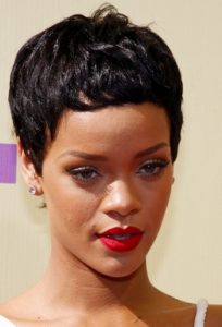 Rihanna's Super Short Pixie - [Hairstylist: Ursula Stephen] - 20120906