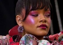 Rihanna – Sleek Topknot/Bangs – Met Gala