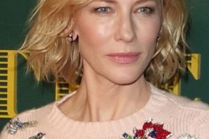 Cate Blanchett – Short Curled Hairstyle – London Evening Standard Theatre Awards