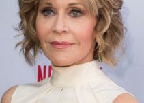 Jane Fonda – Short Curly Hairstyle – Netflix Original Series “Grace & Frankie” Season 2 Premiere