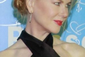 Nicole Kidman – Braided Bun Updo – Huading Awards
